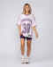 Muscle Nation T-Shirts Homage Oversized Tee - Lilac Snow