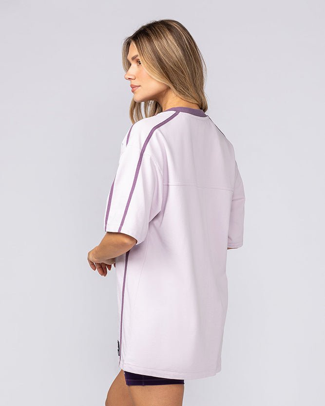 Muscle Nation T-Shirts Homage Oversized Tee - Lilac Snow