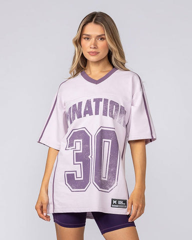 Muscle Nation T-Shirts Homage Oversized Tee - Lilac Snow