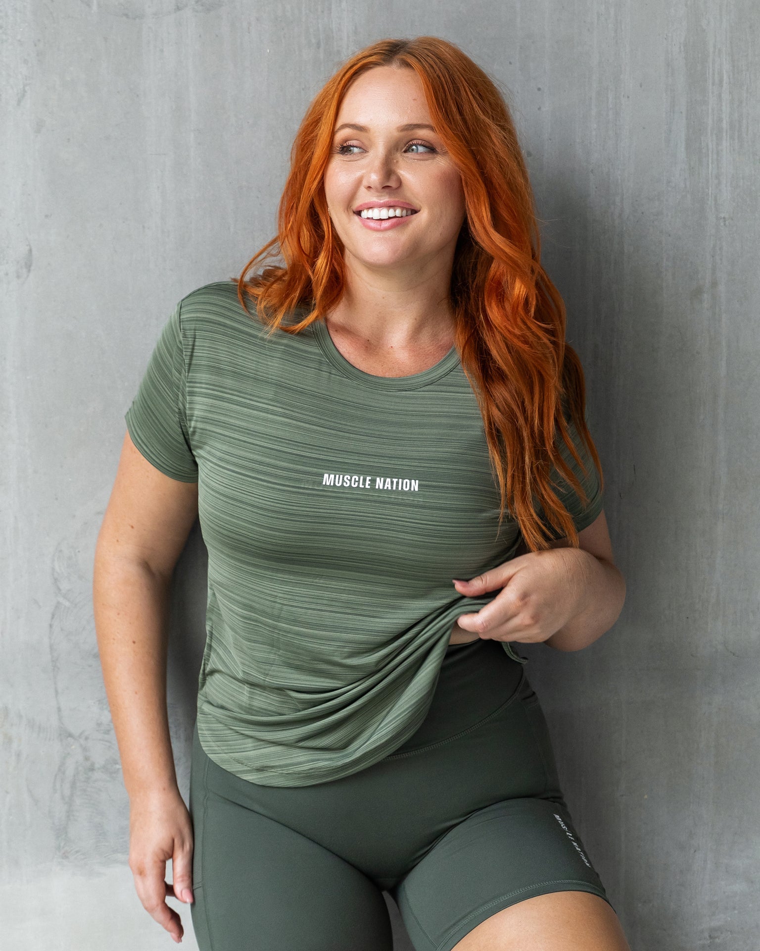 Muscle Nation T-Shirts Ignite Training Tee - Eucalyptus