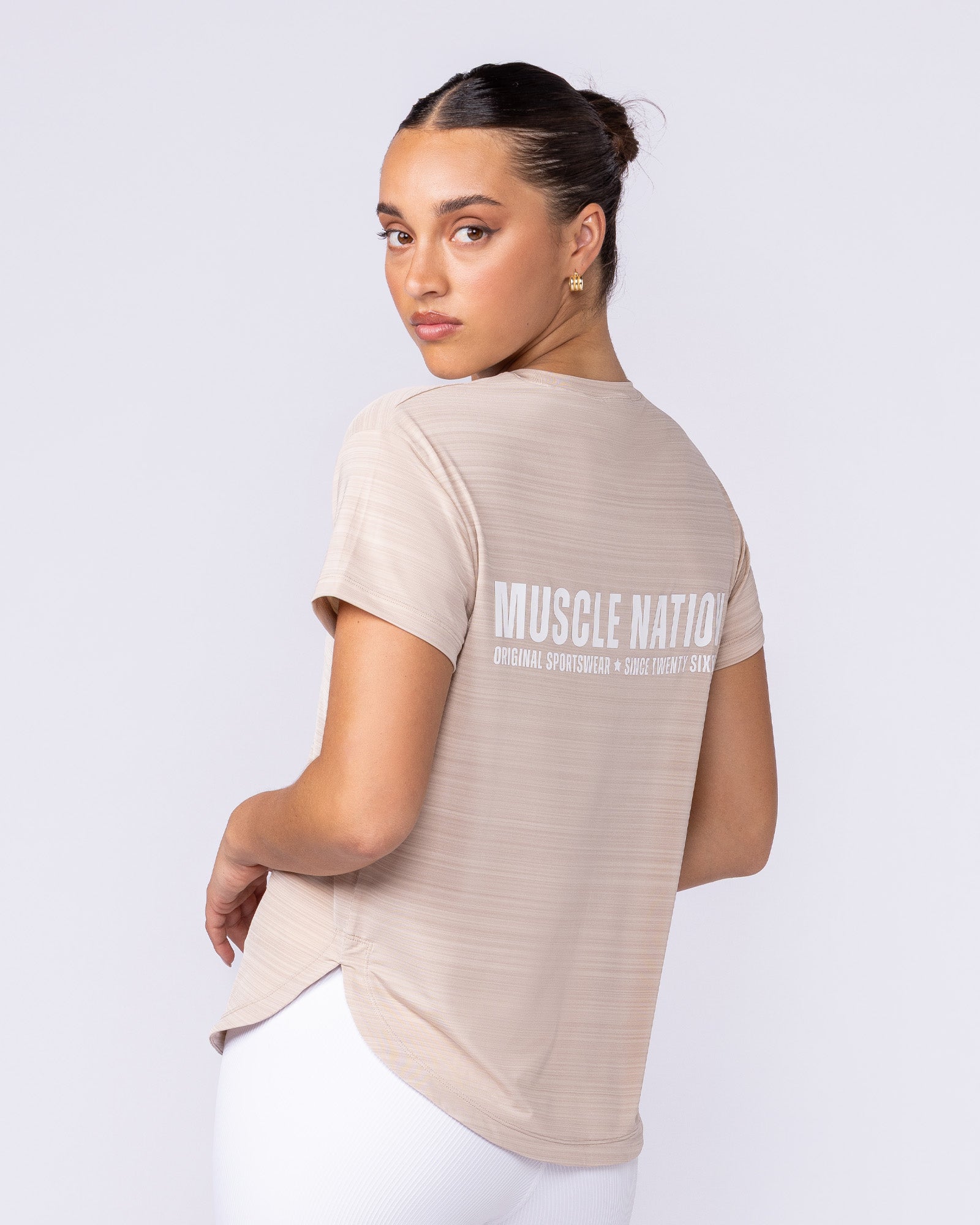 Muscle Nation T-Shirts Ignite Training Tee - Sand