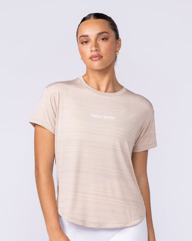 Muscle Nation T-Shirts Ignite Training Tee - Sand