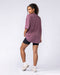 Muscle Nation T-Shirts Iron Skull Oversized Tee - Washed Maroon