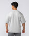 Muscle Nation T-Shirts Lee Lem Boxy Loopback Tee - Ice Grey