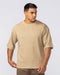 Muscle Nation T-Shirts Lee Lem Short Boxy Waffle Tee - Butterscotch