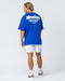 Muscle Nation T-Shirts Mens Bubble Warp Oversized Tee - Bondi Blue