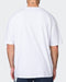 Muscle Nation T-Shirts Mens Team MN Oversized Tee - White