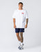 Muscle Nation T-Shirts Mens Tour Oversized Tee - White