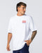Muscle Nation T-Shirts Mens Tour Oversized Tee - White