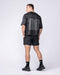 Muscle Nation T-Shirts Mesh Boxy Cropped Oversized Tee - Black