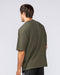 Muscle Nation T-Shirts Metal Oversized Tee - Dark Khaki