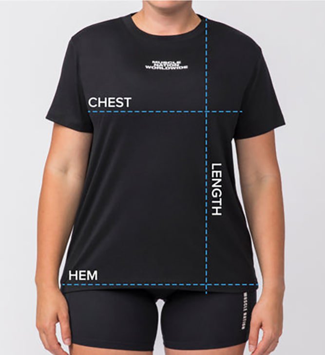 Muscle Nation T-Shirts Misfit Boxy Vintage Tee - Washed Black