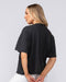 Muscle Nation T-Shirts Misfit Boxy Vintage Tee - Washed Black