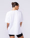 Muscle Nation T-Shirts MN Saloon Oversized Tee - White