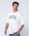 Muscle Nation T-Shirts MN Varsity Oversized Tee - White