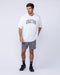Muscle Nation T-Shirts MN Varsity Oversized Tee - White