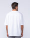 Muscle Nation T-Shirts MN Varsity Oversized Tee - White