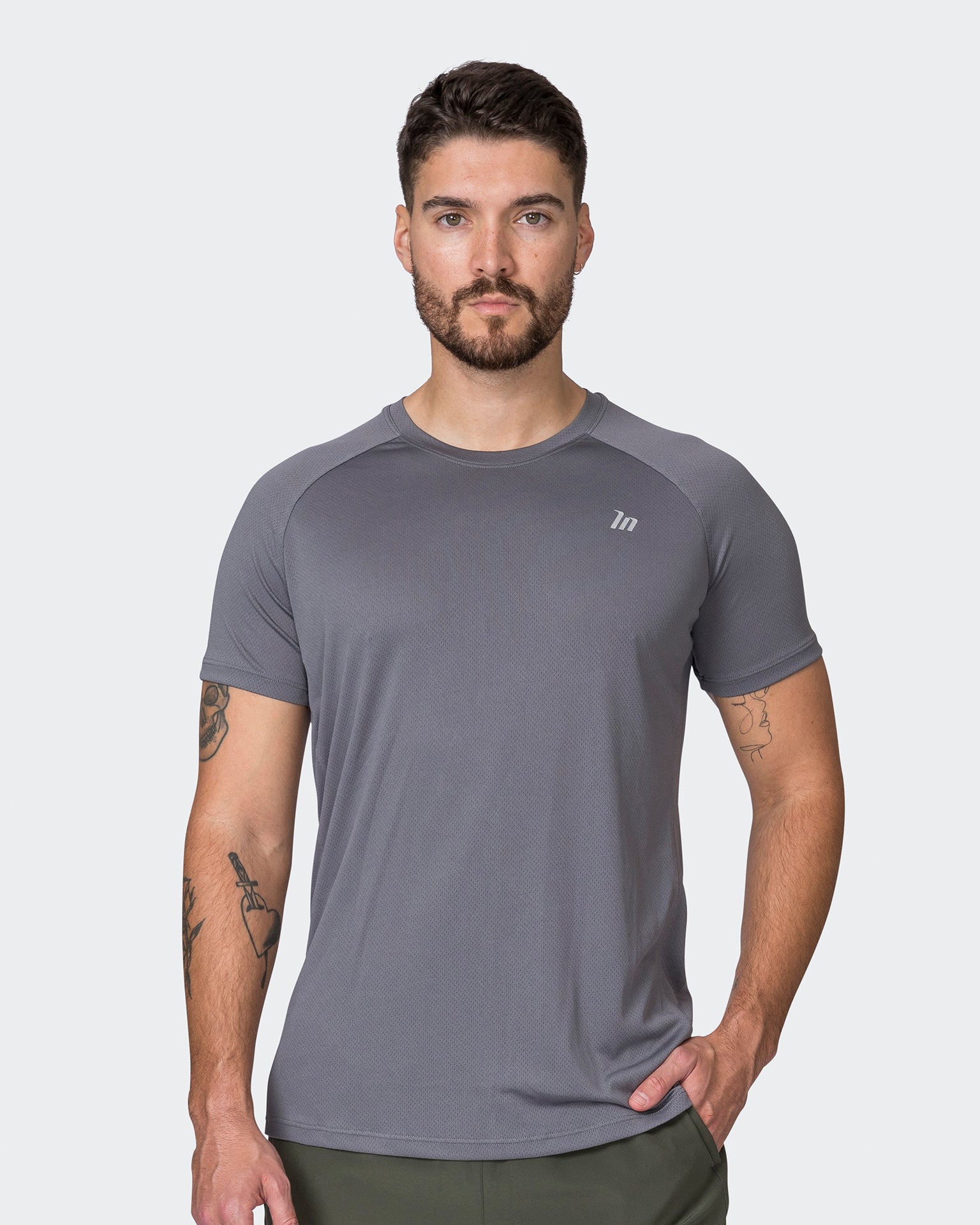 Muscle Nation T-Shirts New Heights Running Tee - Tornado
