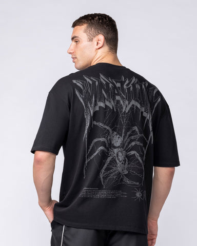 Muscle Nation T-Shirts Nightfall Oversized Tee - Black