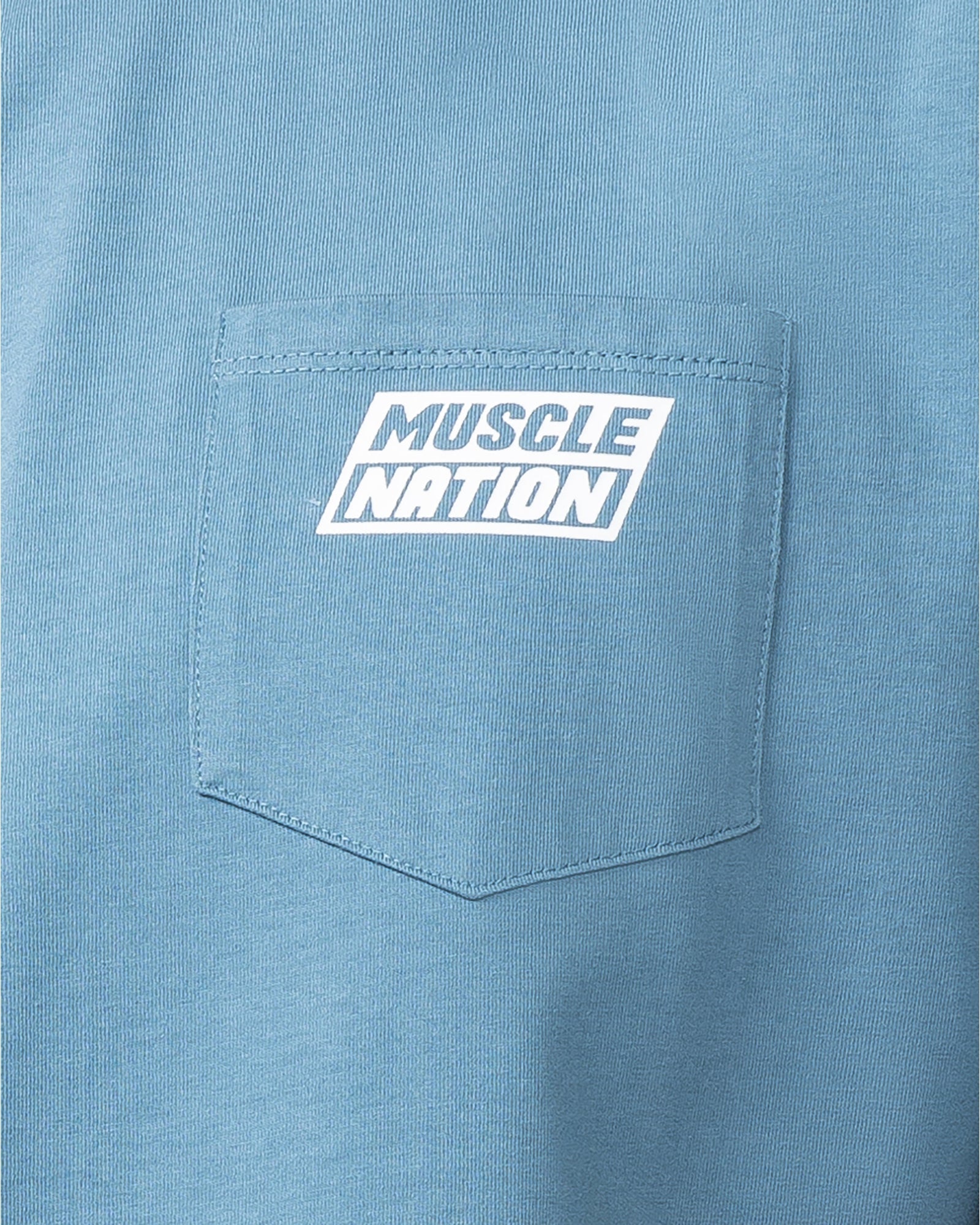 Muscle Nation T-Shirts Oversized Pocket Pump Cover - Pale Thunder