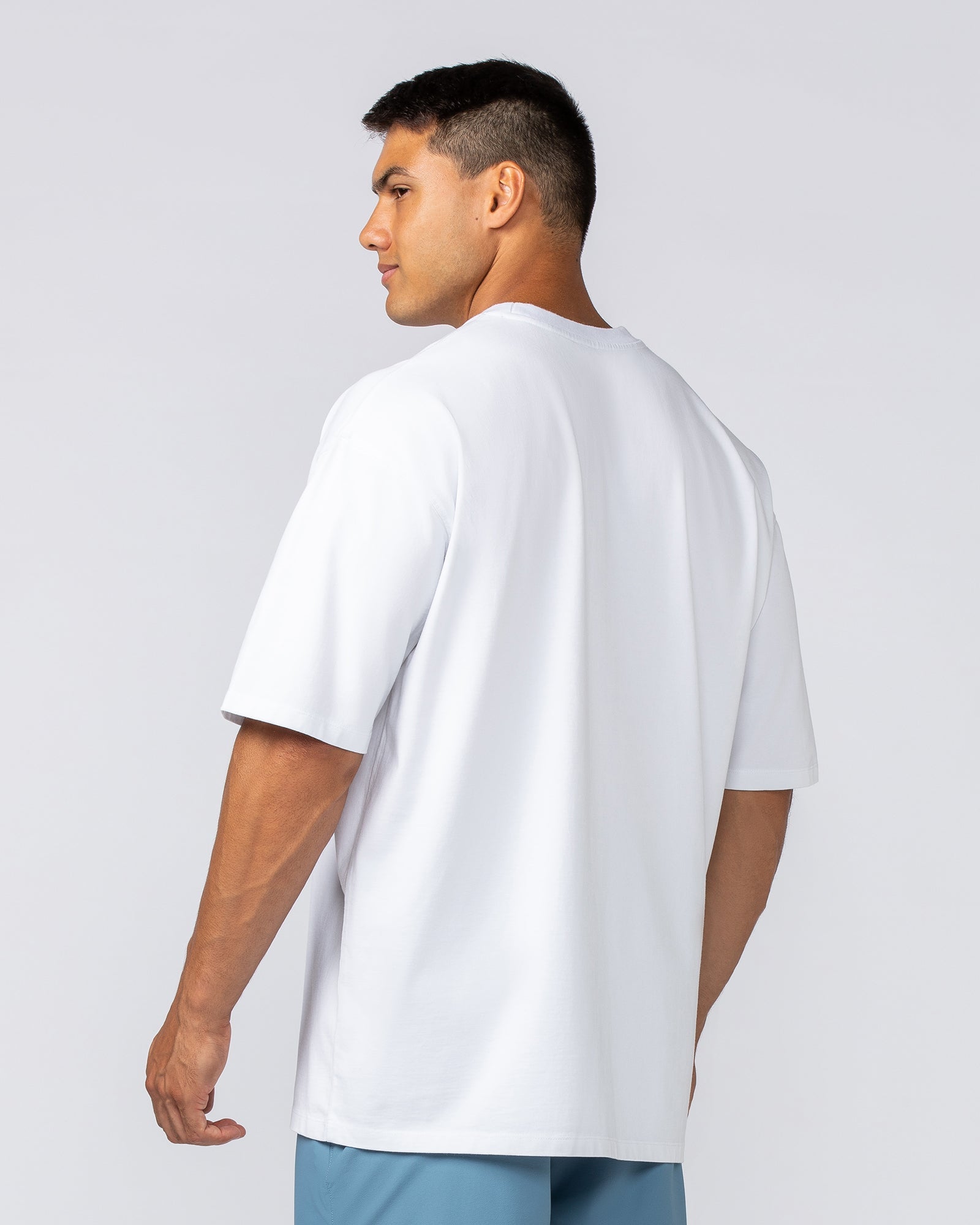 Muscle Nation T-Shirts Oversized Pocket Pump Cover - White
