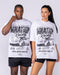 Muscle Nation T-Shirts Push The Limits Oversized Tee - White