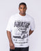Muscle Nation T-Shirts Push The Limits Oversized Tee - White