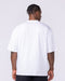 Muscle Nation T-Shirts Push The Limits Oversized Tee - White