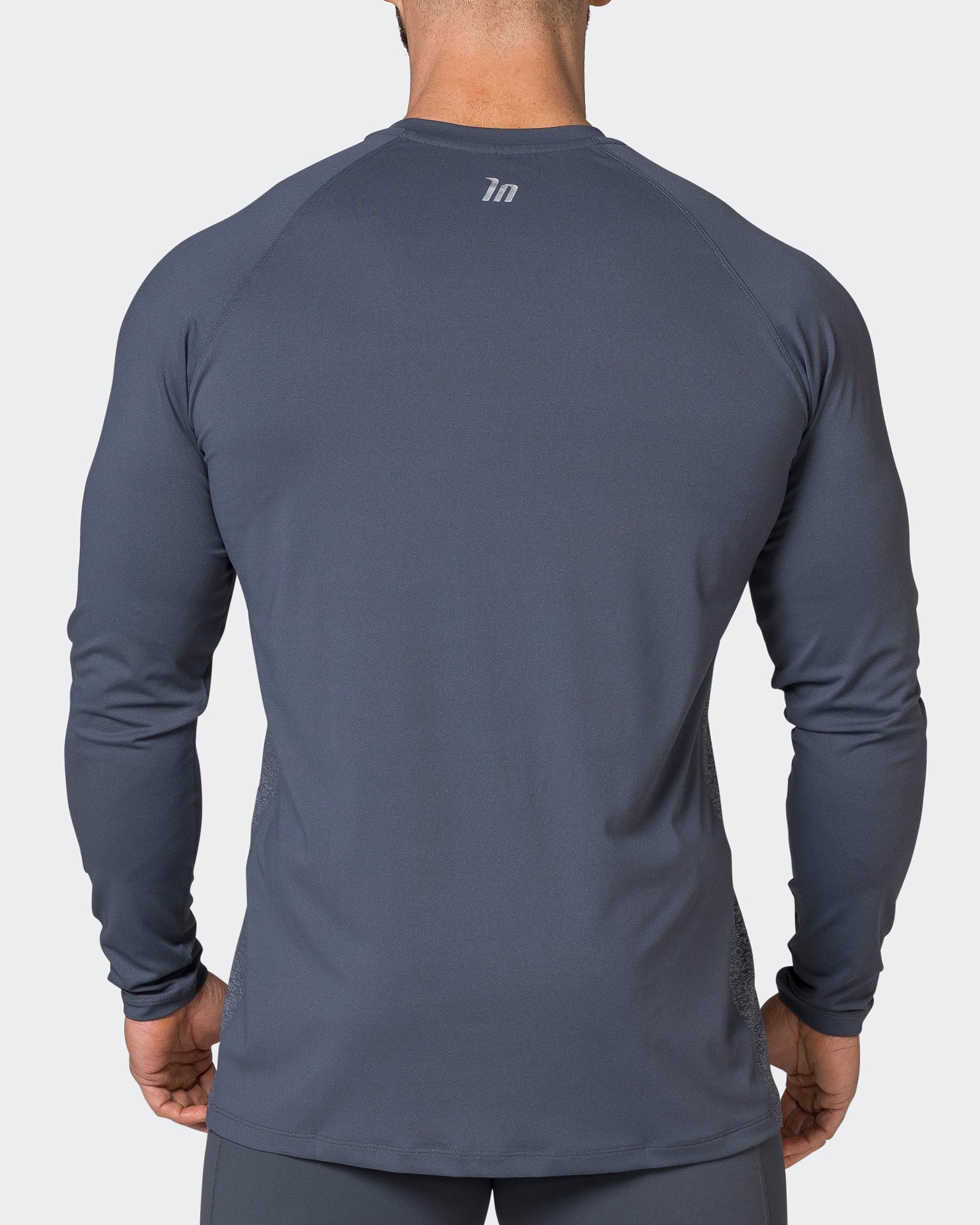 Muscle Nation T-Shirts Reflective Long Sleeve Top - Thunder