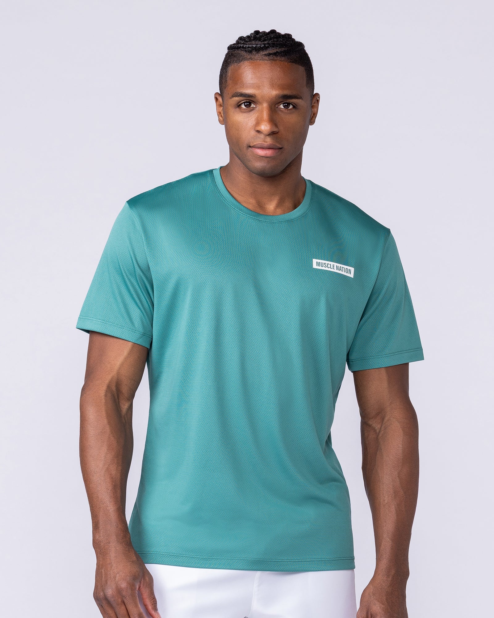 Muscle Nation T-Shirts Relaxed Active Tee - Alpine