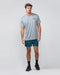 Muscle Nation T-Shirts Relaxed Active Tee - Light Jet Grey