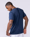 Muscle Nation T-Shirts Relaxed Active Tee - Navy