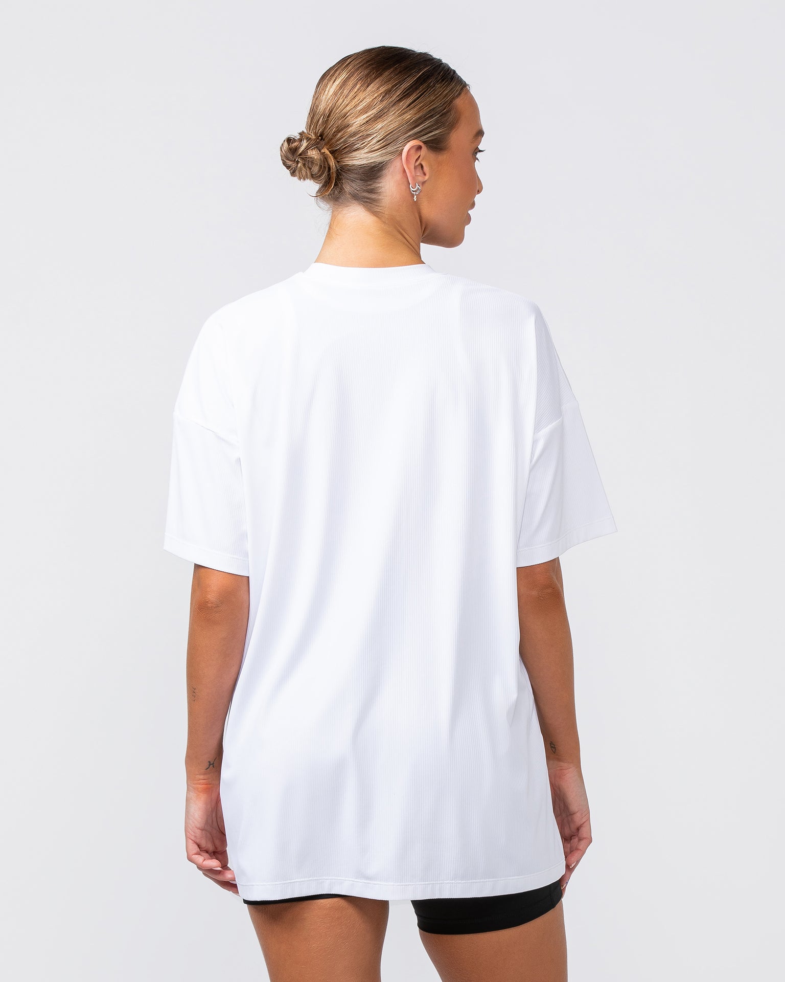 Muscle Nation T-Shirts Relaxed Rib Training Tee - White