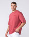 Muscle Nation T-Shirts Relic Oversized Tee - Washed Cherry