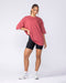 Muscle Nation T-Shirts Relic Oversized Tee - Washed Cherry