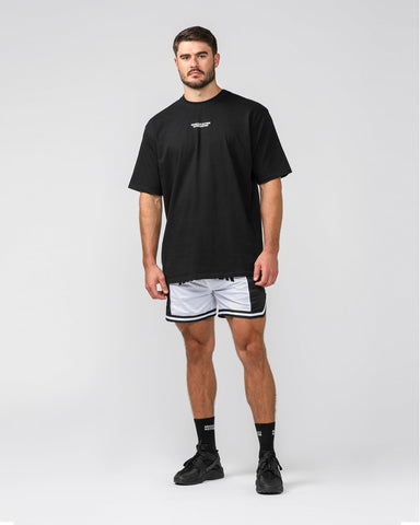 Muscle Nation T-Shirts Represent Oversized Tee - Black