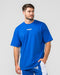 Muscle Nation T-Shirts Represent Oversized Tee - Bondi Blue