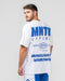 Muscle Nation T-Shirts Represent Oversized Tee - White
