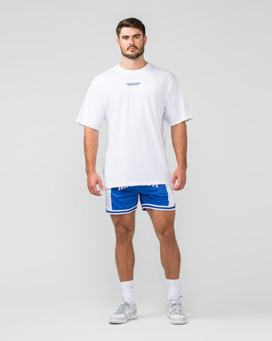 Muscle Nation T-Shirts Represent Oversized Tee - White