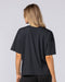 Muscle Nation T-Shirts Rib Boxy Training Tee - Black