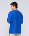 Muscle Nation T-Shirts Ringer Oversized Tee - Power Blue