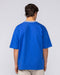 Muscle Nation T-Shirts Ringer Oversized Tee - Power Blue