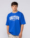 Muscle Nation T-Shirts Ringer Oversized Tee - Power Blue