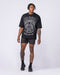 Muscle Nation T-Shirts Spartan Oversized Tee - Black