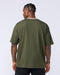 Muscle Nation T-Shirts Sporting Club Oversized Tee - Dark Khaki