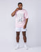 Muscle Nation T-Shirts Sporting Club Oversized Tee - Soft Pink