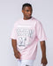 Muscle Nation T-Shirts Sporting Club Oversized Tee - Soft Pink