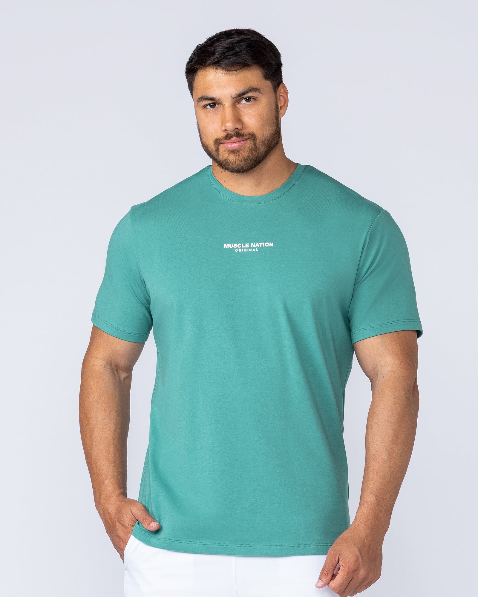 Muscle Nation T-Shirts Staple Condition Tee - Alpine