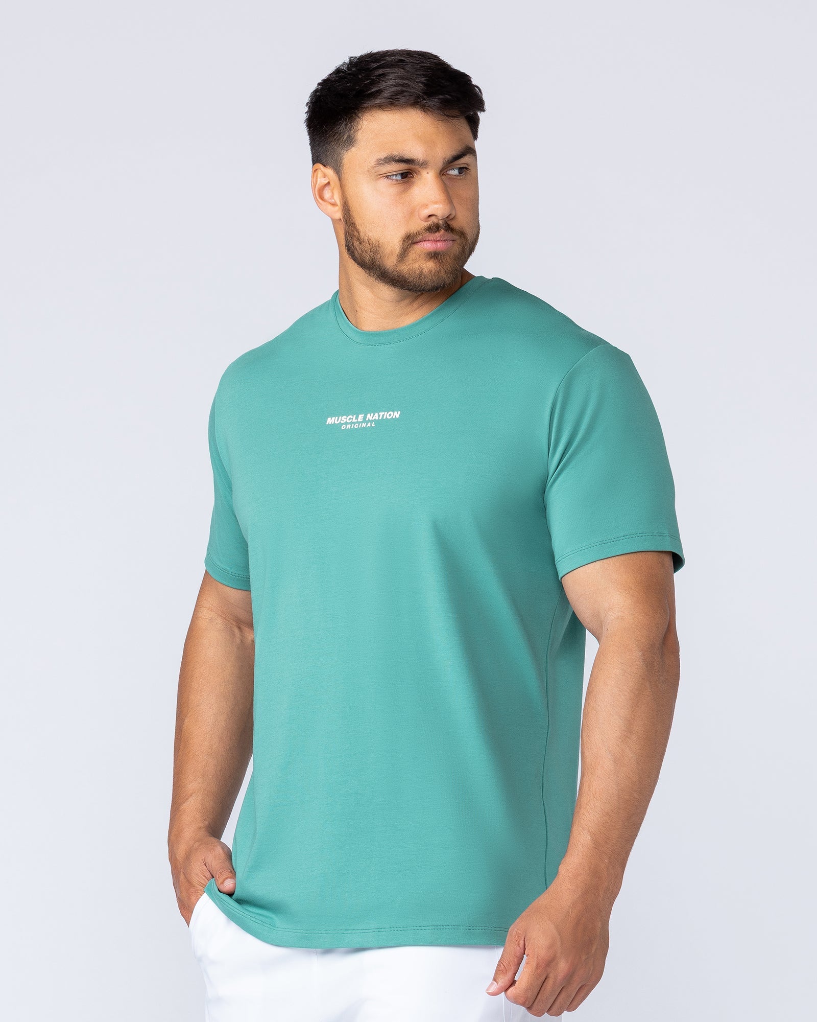 Muscle Nation T-Shirts Staple Condition Tee - Alpine