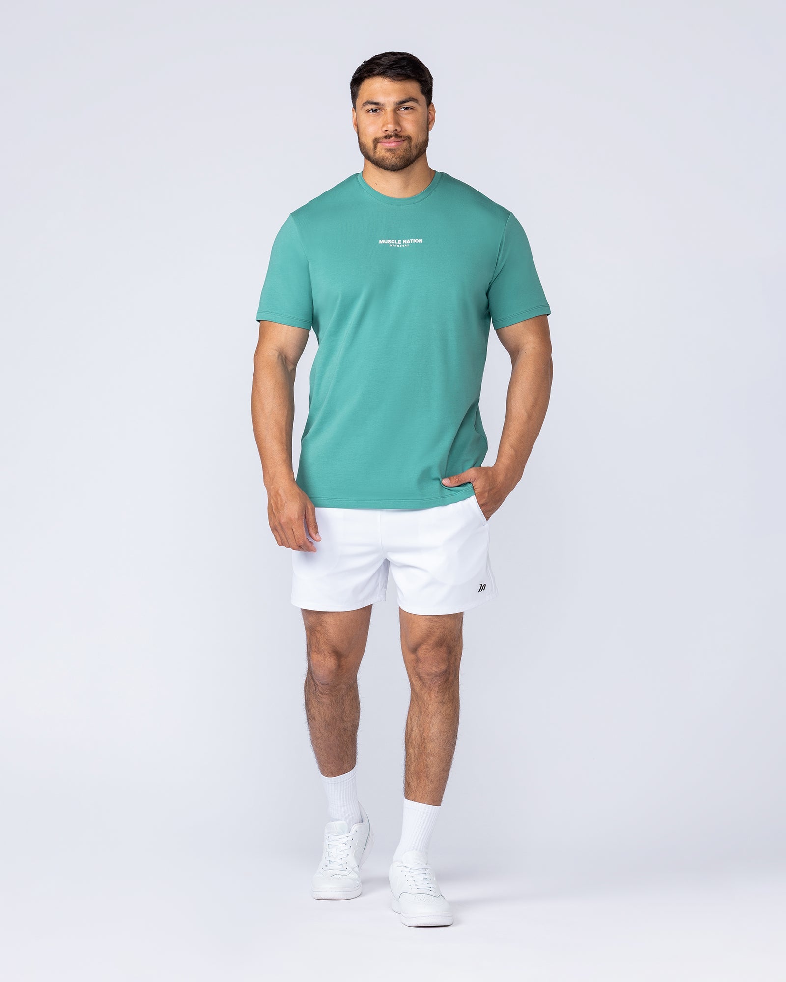 Muscle Nation T-Shirts Staple Condition Tee - Alpine